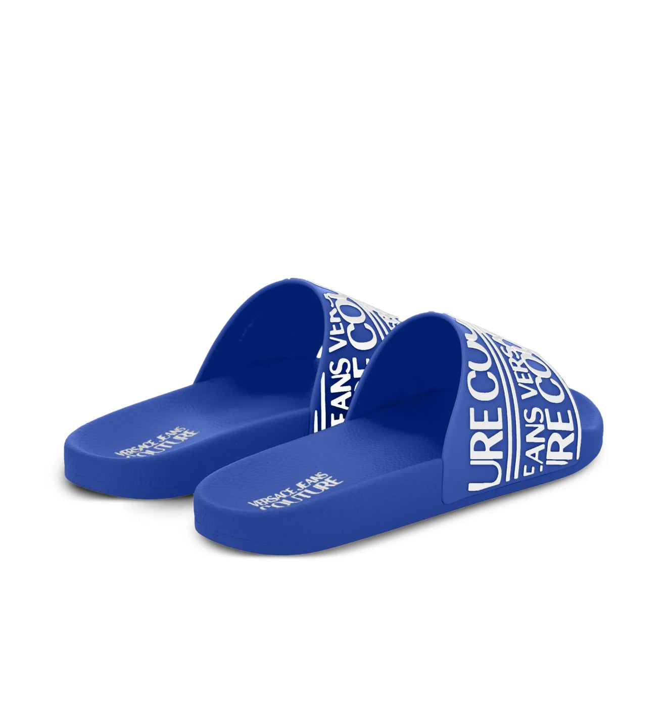 Versace Jeans Couture Logo-embossed slides