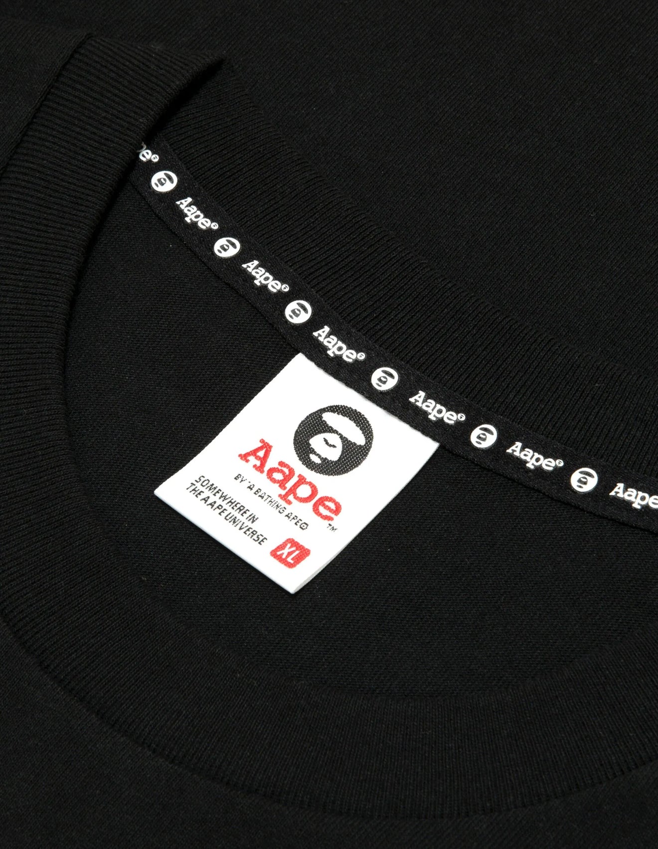 AAPE BY *A BATHING APE® logo-print cotton t-shirt