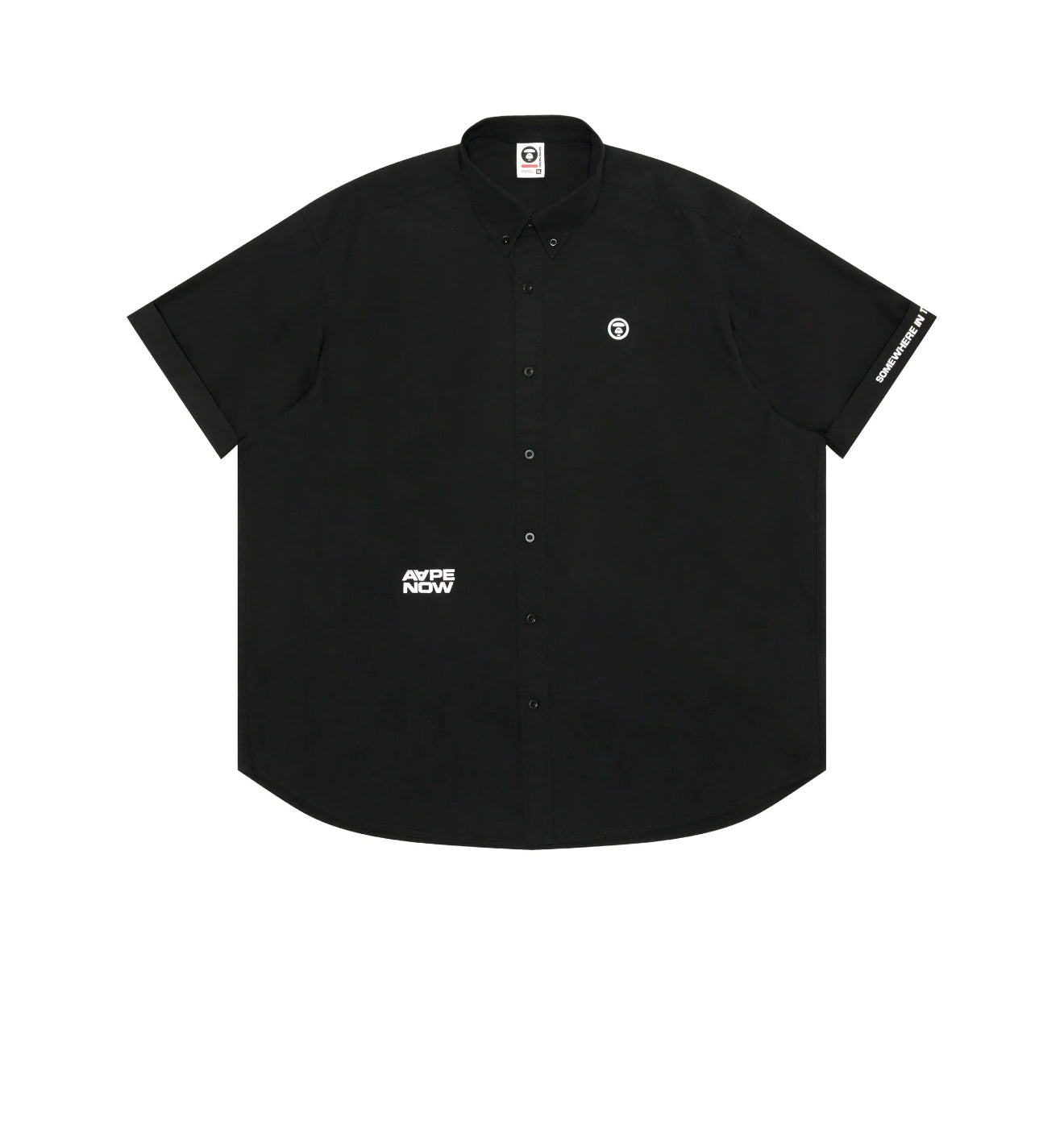 AAPE BY *A BATHING APE® logo-appliqué shirt