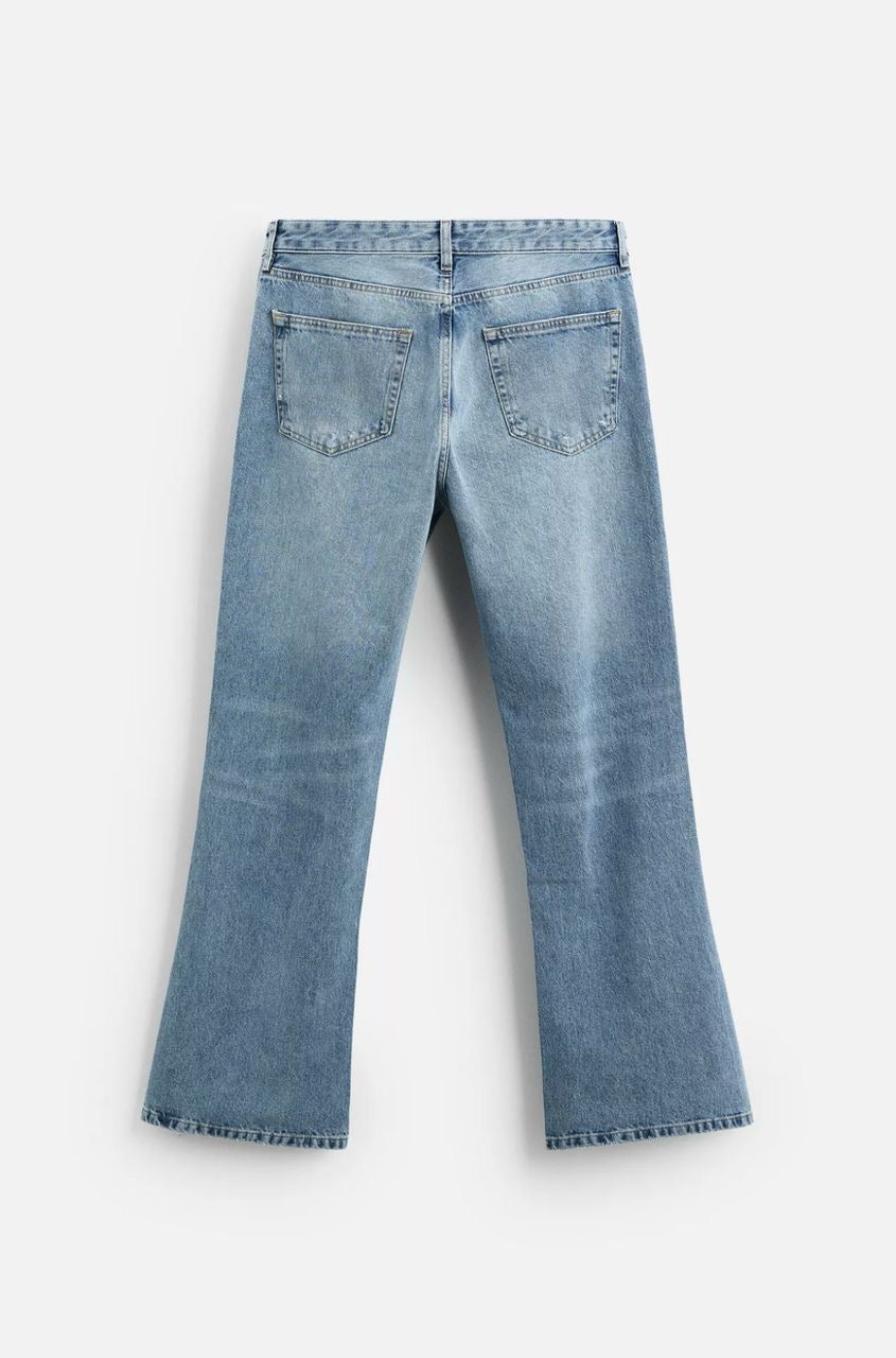 RIPPED FLARE FIT JEAN