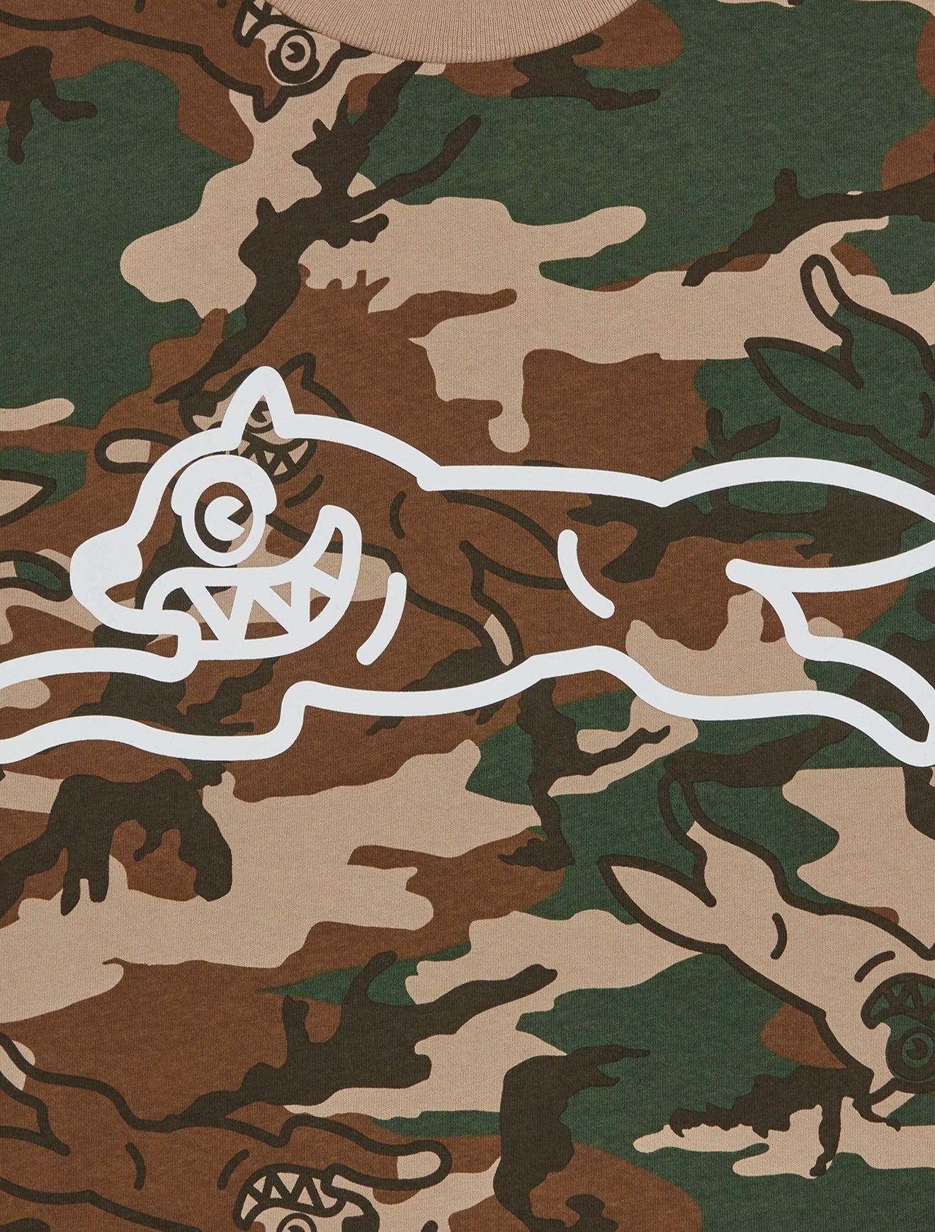 ICECREAM
Camouflage-print T-shirt