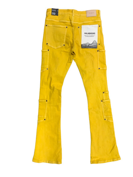 POCROS" YELLOW STACKED FLARE