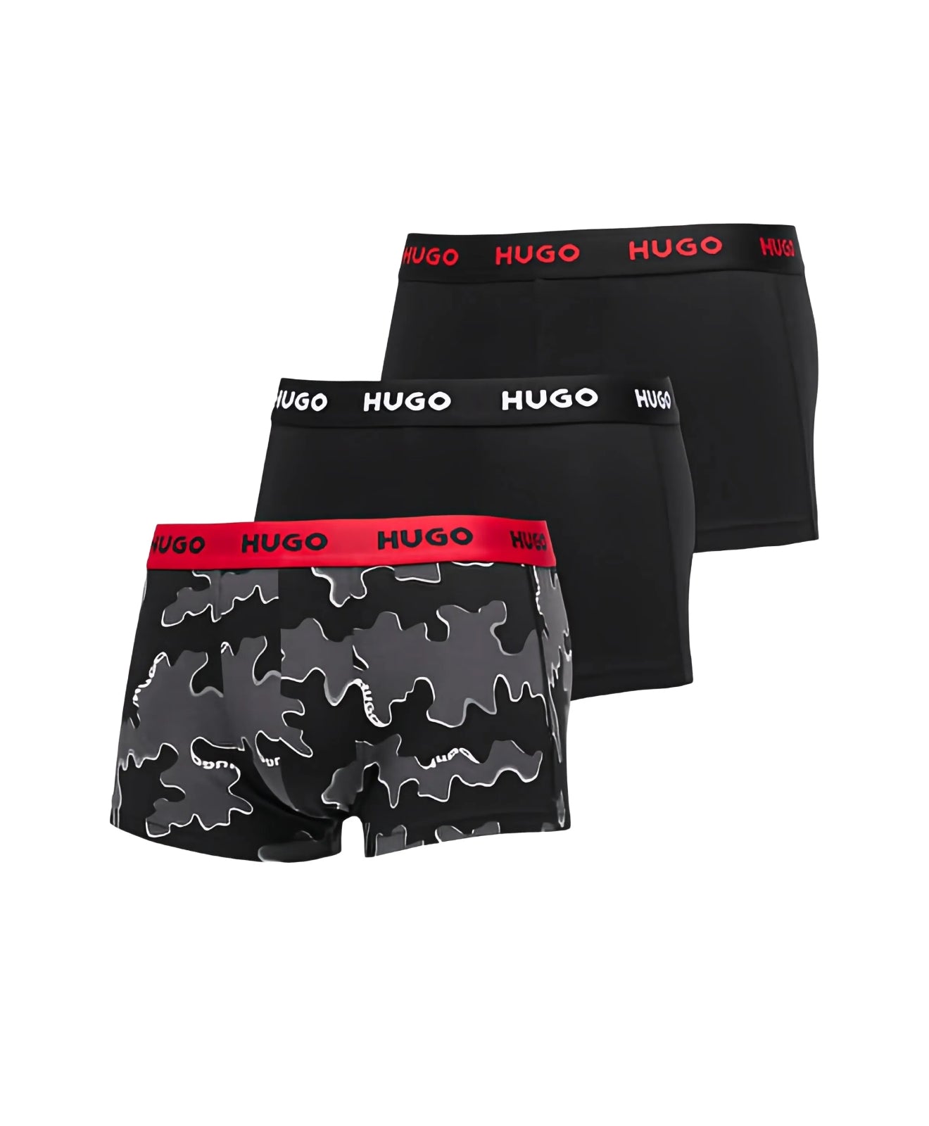HUGO
Logo-waistband boxers (pack of three)