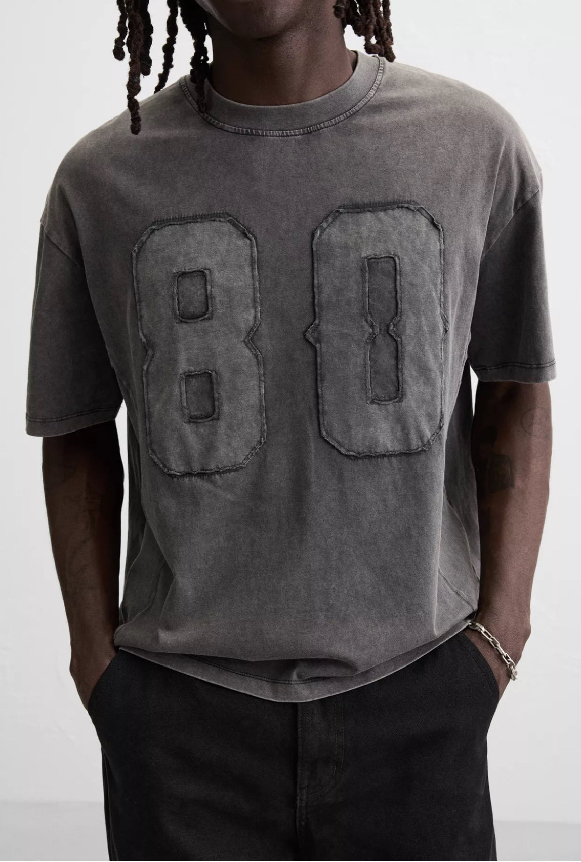 WASHED PATCH T-SHIRT