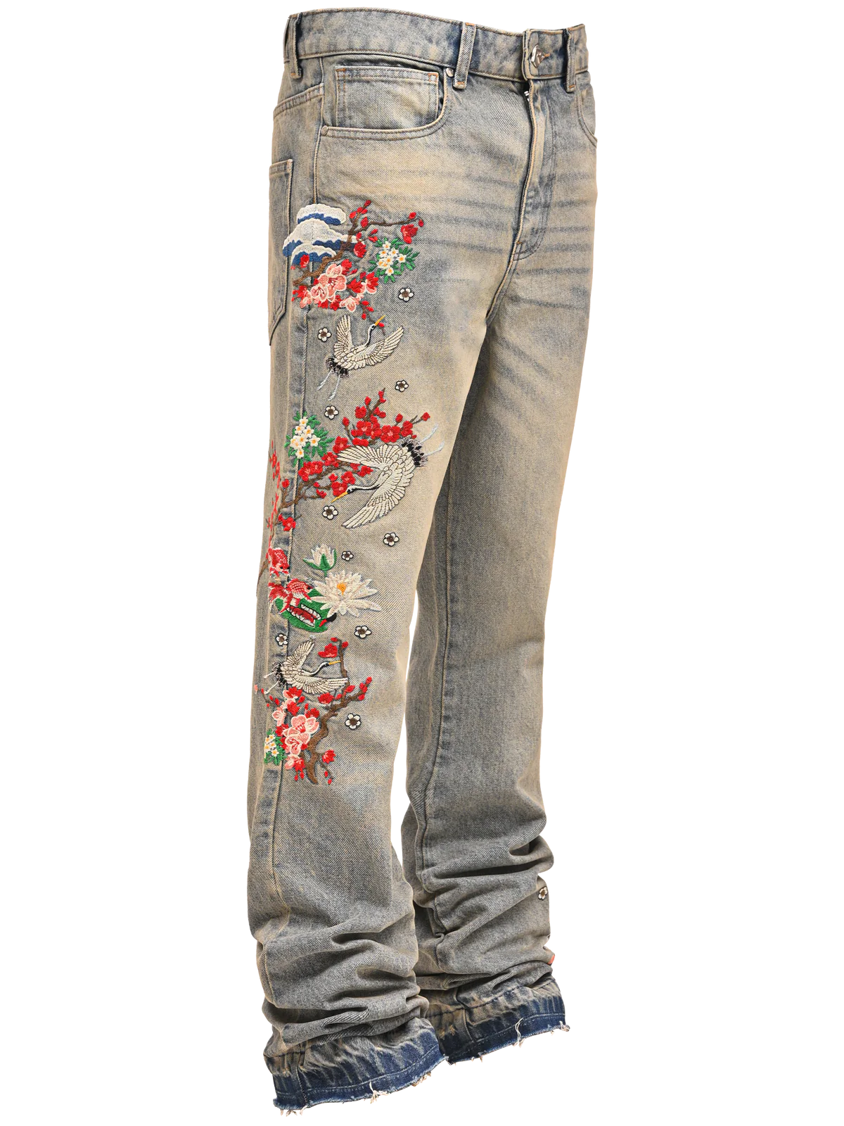 JAPANESE GARDEN DENIM - CREAM WASH