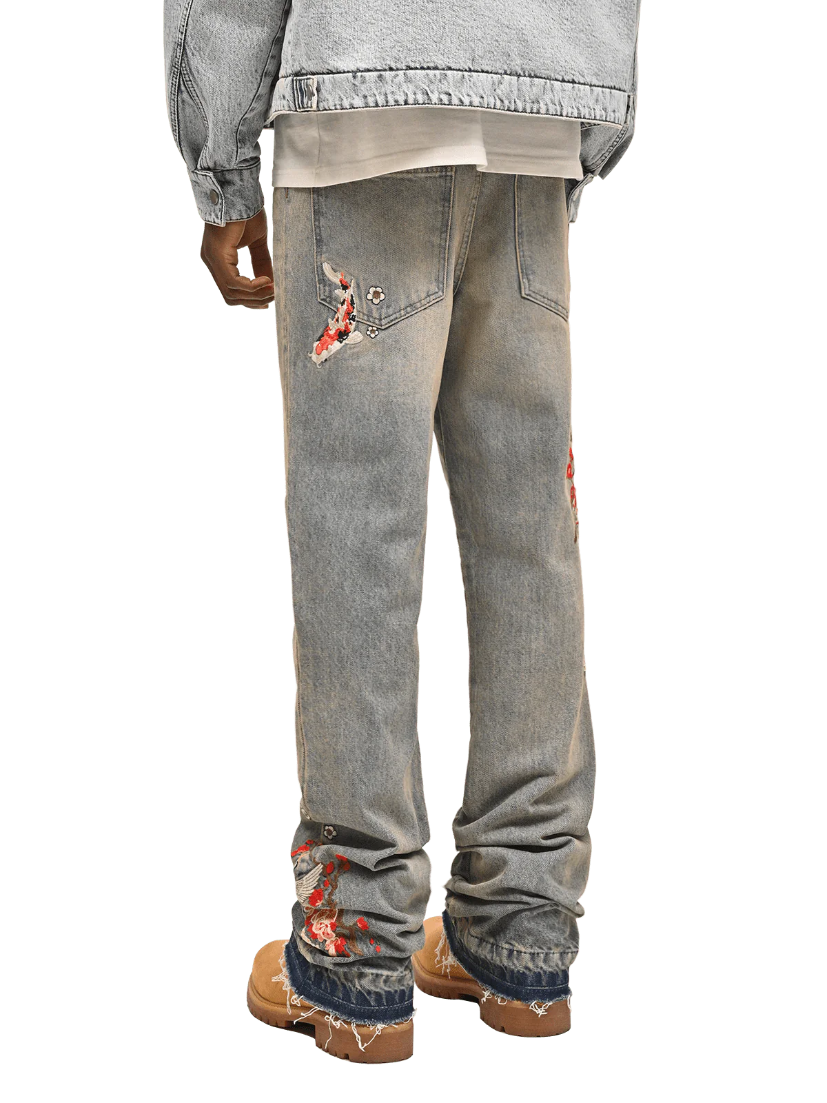 JAPANESE GARDEN DENIM - CREAM WASH