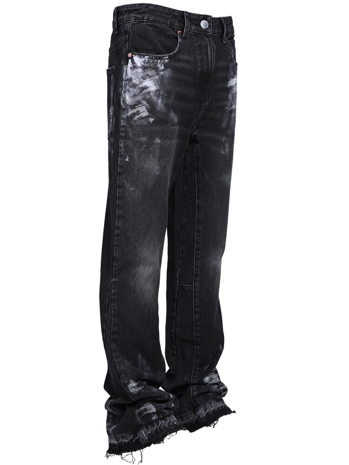FLARE PAINTERS DENIM - BLACK