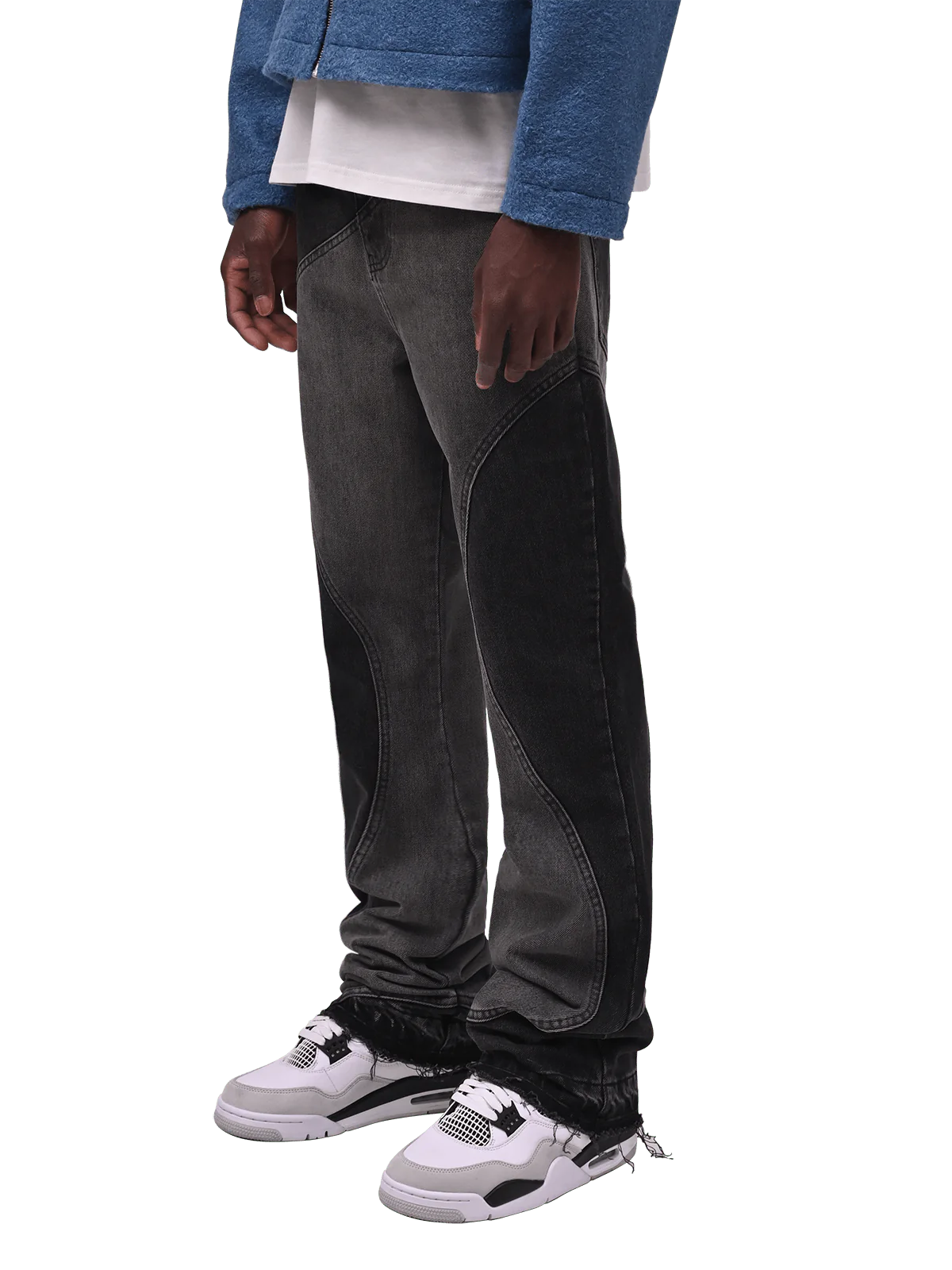 WAVE FLARE DENIM - BLACK