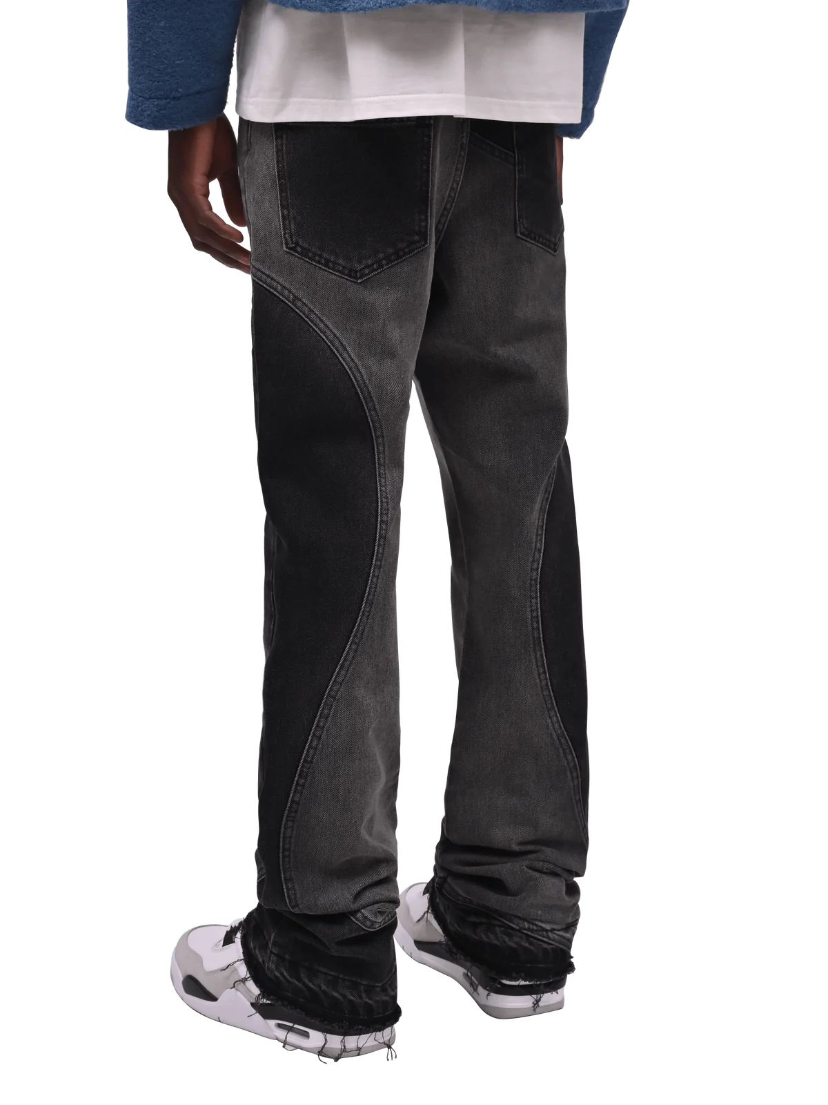 WAVE FLARE DENIM - BLACK