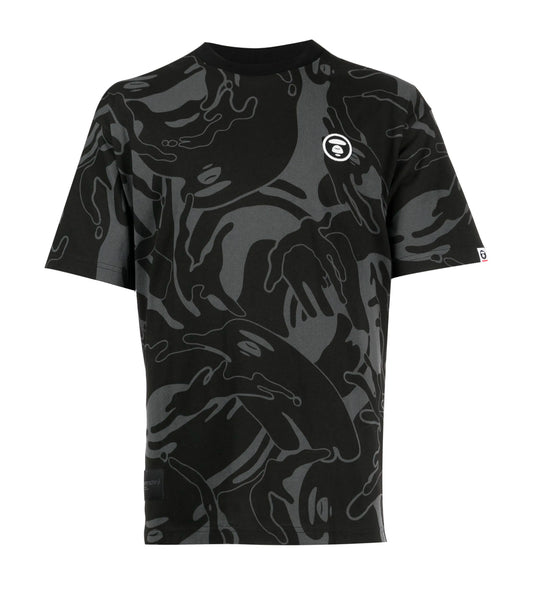 AAPE BY *A
BATHING APE®️
Camouflage-print Milo cotton T-shirt