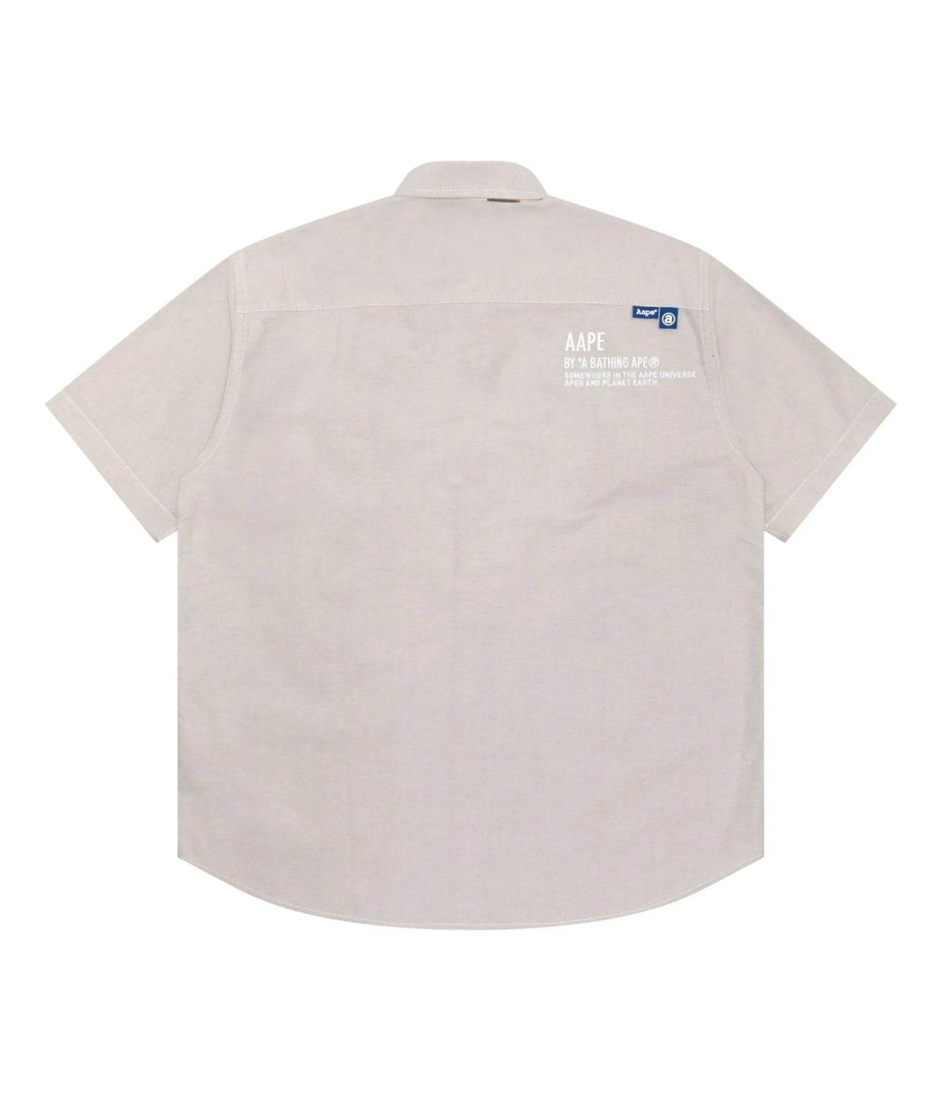 AAPE BY *A BATHING APE®️
camouflage-panel cotton shirt