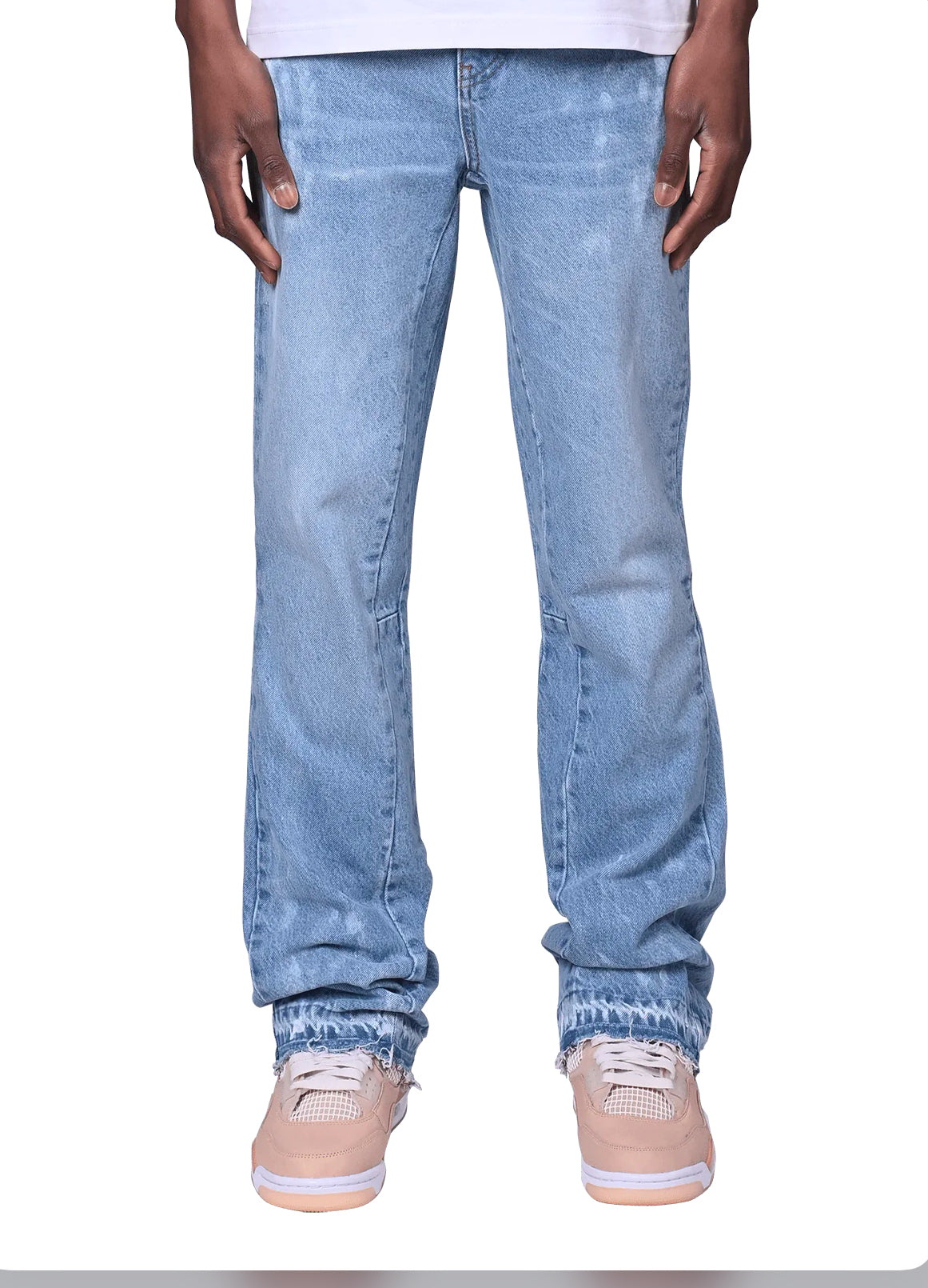 FLARE PAINTERS DENIM - LIGHT STONE