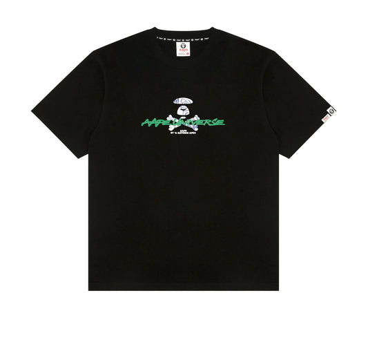 AAPE BY *A BATHING APE® logo-print cotton t-shirt