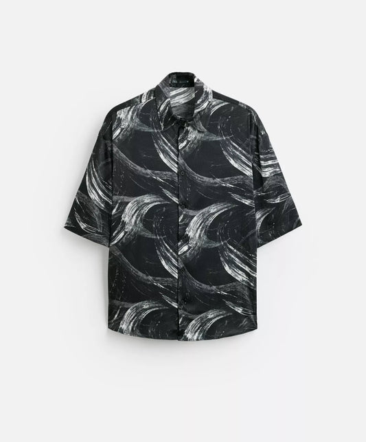 ABSTRACT PRINT SHIRT