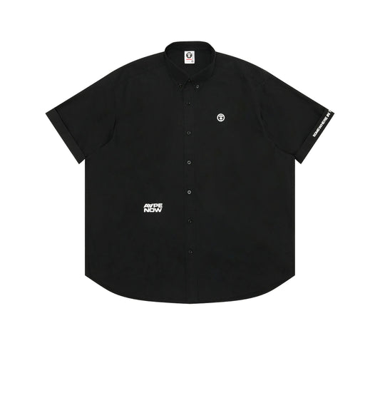 AAPE BY *A BATHING APE® logo-appliqué shirt