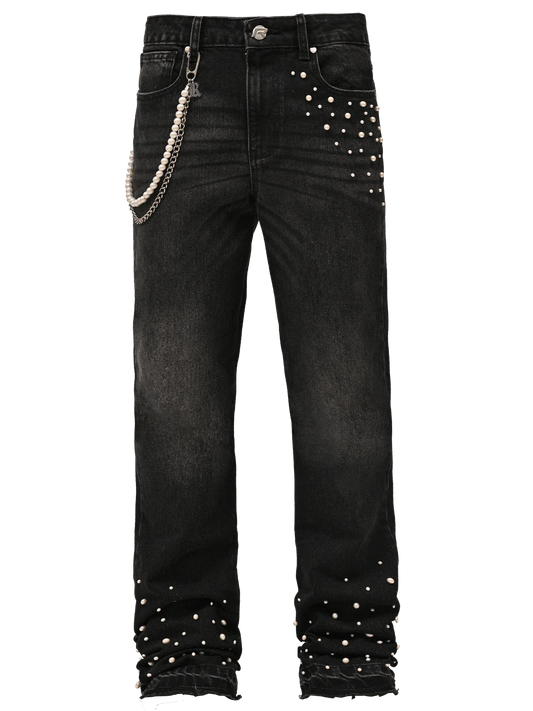 PEARL DENIM - BLACK