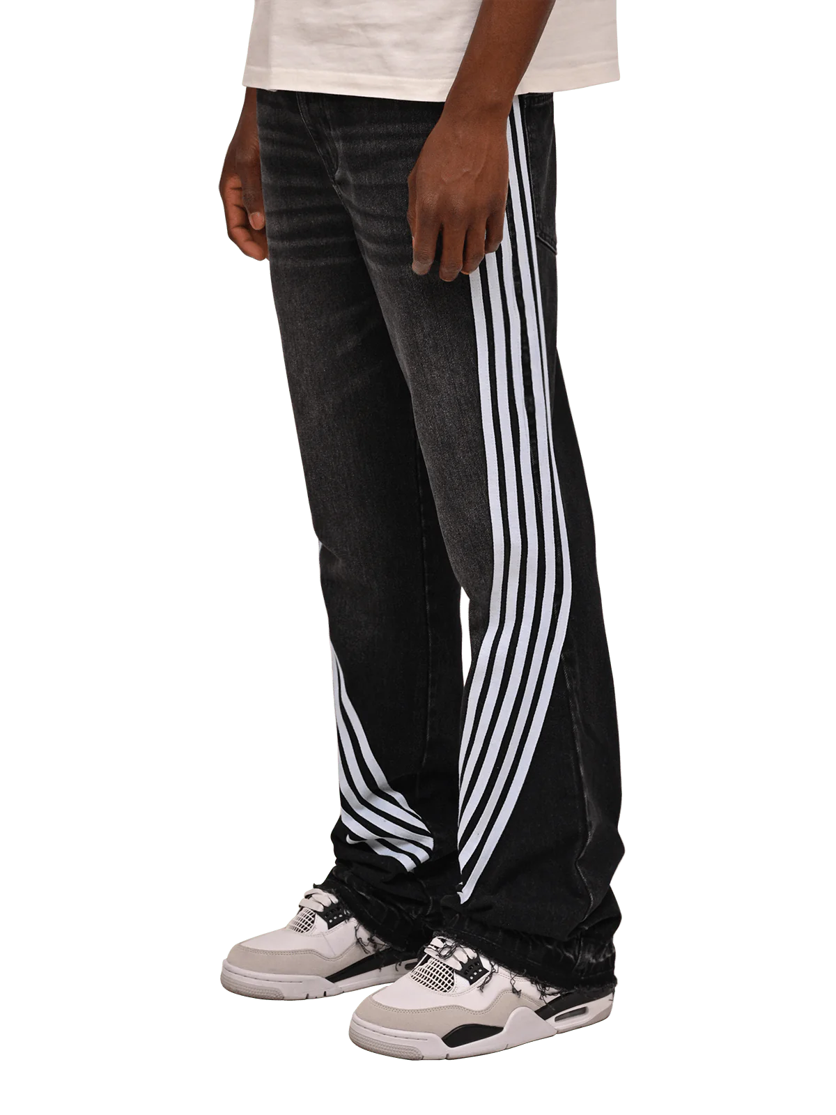 RACER FLARE DENIM - BLACK