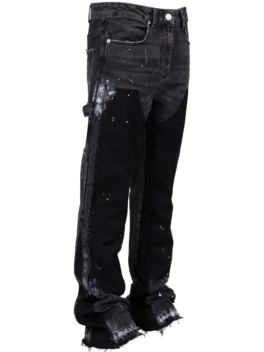 FLARE DENIM - BLACK