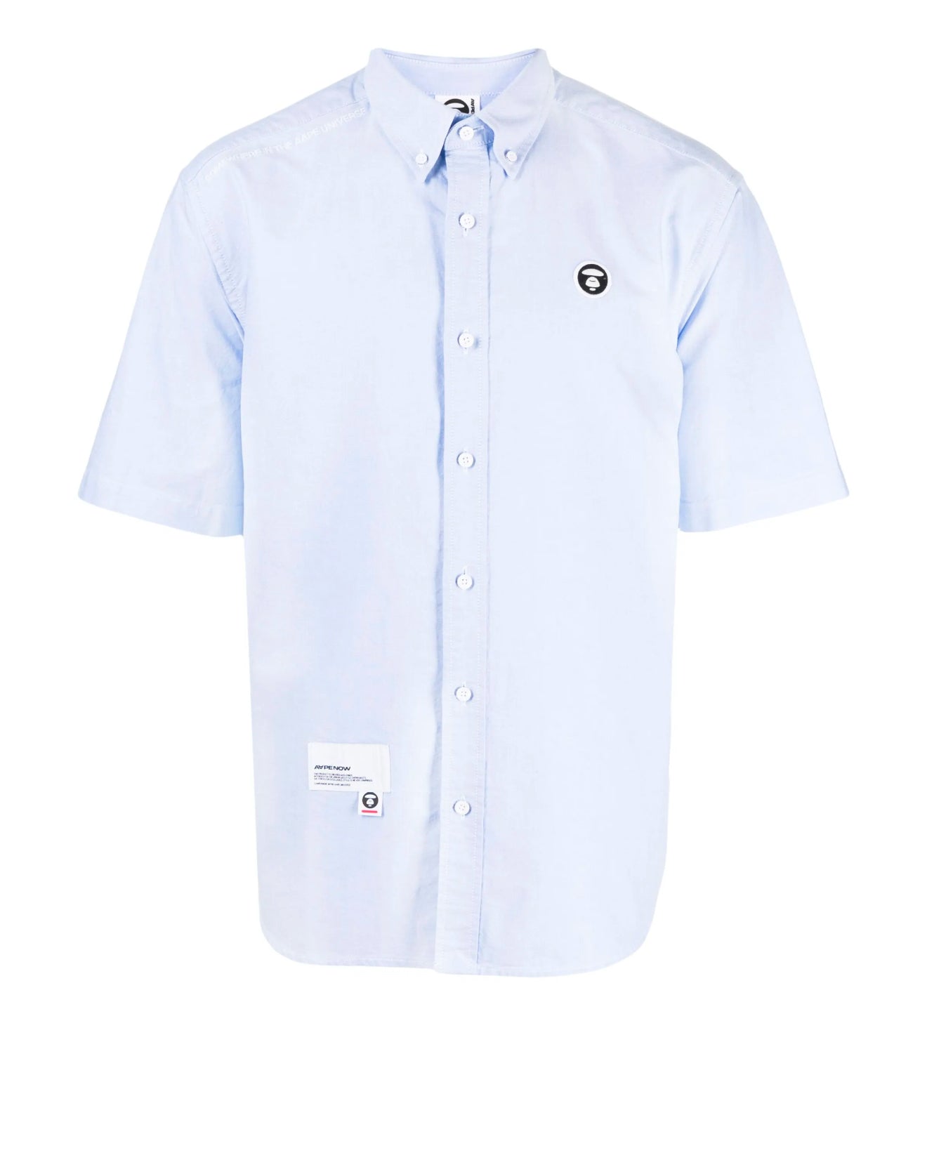 AAPE BY *A
BATHING APE®️
Logo-detail short-sleeve cotton shirt