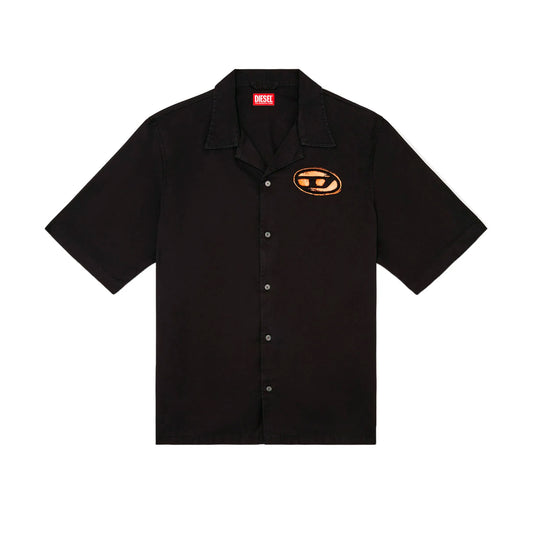 Diesel
Embroidered-logo cotton shirt